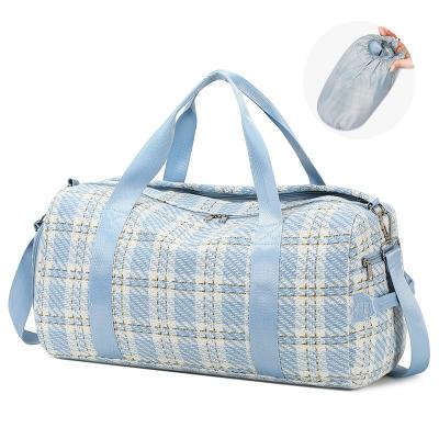 China Custom Wholesale Fashion Gym Weekender Travel Bags Manufacturers Amazon Design Hot Duffel Bag With Shoe Compartment for sale