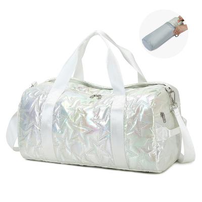 China Fashion Outdoor Sport Customized Logo Duffel Bags Large Capacity Overnight Bag Gym Women Waterproof Sports Travel Bag for sale