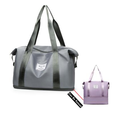 China Fashion Travel Bags Weekender Carry On For Women Sports Gym Bag Workout Duffel Bag Overnight Shoulder for sale