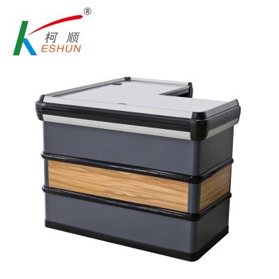 China Modern Supermarket Store Cashier Counter Customized checkout counter table color design cashier counter for sale