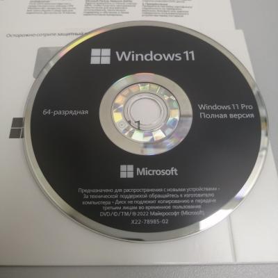 China Authentic Windows 11 Pro OEM License For Russia Lifetime Activation Full Russian Support for sale