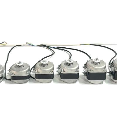 China Shaded refrigerator wholesale OEM 110V 16W fan pole motor as refrigerator display cases spare parts for sale