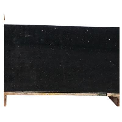 China Modern Hot Sale And Best Price Black Color %100 Natural Stone Star Galaxy Black Granite 20mm Polished for sale