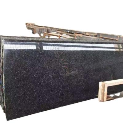 China Modern Black Granite Natural Angola Black Granite for sale