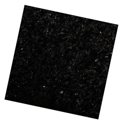China Zero Hot Sale Polished Angola Black Granite Tiles for sale