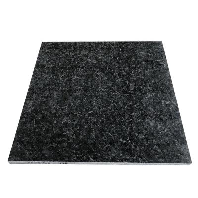 China Modern Natural Angola Black Granite Half Black Granite Polished Slabs for sale
