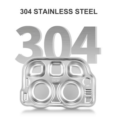 China Durable 304 Stainless Steel Plate Dish And Dish Irregular Shaped Stainless Steel Dinner Plate for sale