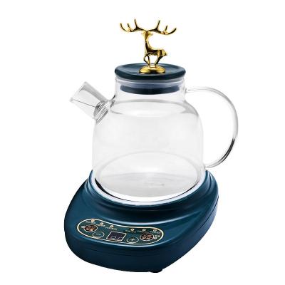 China WITH LID mini tea maker automatically keep flower potHigh borosilicate glass warmBoiled kettle for sale