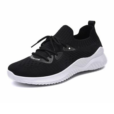 China Fashion trend women's sports shoes non-slip casual knitted home shoes women's shoes 2021 women's sneakers for sale