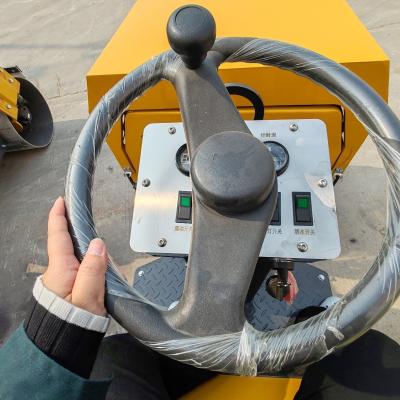 China 12000 Sets/Year Single Double Drum Road Rollers Machine for Small Mini Road Construction for sale