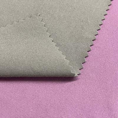 China Stretch Factory Straight Brushed Nylon Spandex Knitted Interlock Yoga Pants Fabric With Good Stretch for sale
