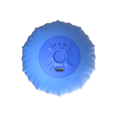 China Handheld Vibrating Massage Ball - Physiotherapy Soft Silicone Roller Massager Electric Vibrating Ball for sale