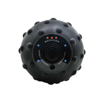 China 2022 Newest Handheld Massage Ball Muscle Recovery 4Levels Speed Massage Roller, Electric Yoga Massage Vibrating Ball for sale