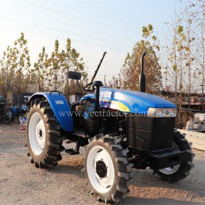 China Farm Work Machinery YCC Used New Tractor Holland 70HP Wheel Farm Tractor Agricultural Machinery for sale