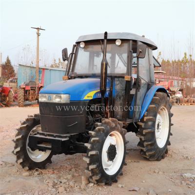 China Farm Work Machinery YCC Used Tractor Holland 70HP New Wheel Farm Tractor With Cabin Farm Machinery for sale