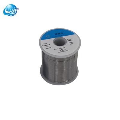 China Electronic Soldering Factory Supply 0.6/0.8/1/1.2/1.5mm Sn Bi Wire Solder Roll for sale