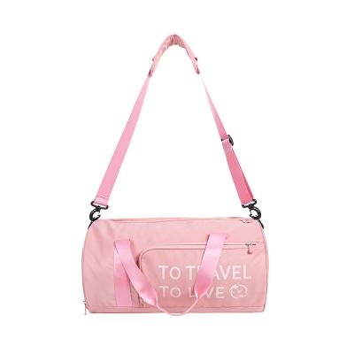 China Fashionable Design Nylon Shoe Men's Foldable Duffel Bag Custom Travel Sports Bag For Women Waterproof Folding Duffel Travel Foldable Bag for sale