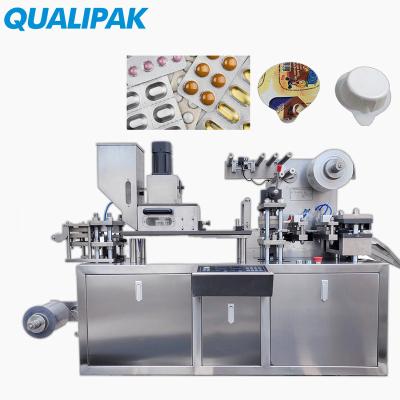 China Food Qualipak Automatic Pharmaceutical Pill Gel Capsule Soft Tablet Blister Packing Machine for sale