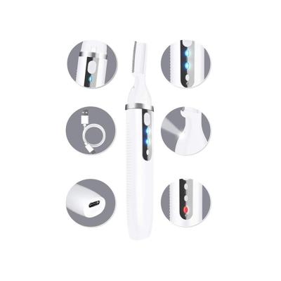 China Factory supply direct electric eyebrow trimmer stainless steel brows eyebrow pencil low noise electric hair remover for sale