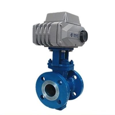 China Stainless Steel High Quality Electric Motorized Dn100 4 Inch Cast Steel Ball Valve for sale