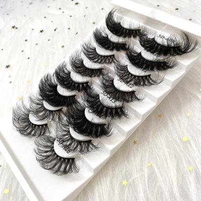 China Lash Vendor Wholesale New Style 5d Mink Eyelashes Dramatic Lashes 3D 25mm Stunning Tapered False Mink Eyelashes New Style 25mm for sale