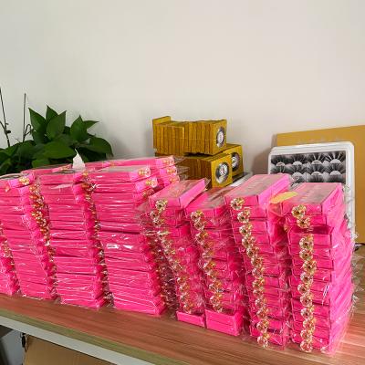 China Wholesale Fake Mink Lashes 3D 4D 5D 6D Fake Mink Lashes Private Label Dramatic Faux Natural Soft Fluffy Free Sample for sale