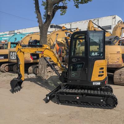 China Low price sale of original hydraulic track type Sany SY26 second-hand excavator and hook machine for sale