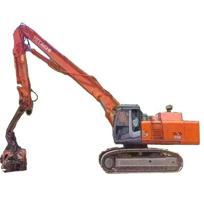 China 55T Second-hand Hitachi Excavator ZAXIS 550 Pile Driver with 3.3m3 Bucket Capacity for sale