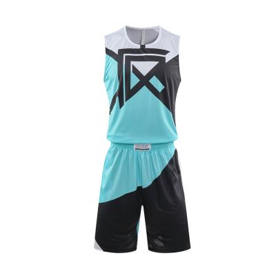 China Wholesale New Black Anti-UV Vintage Basketball Green Singlet Set Polyester Basketball Uniform For Men for sale