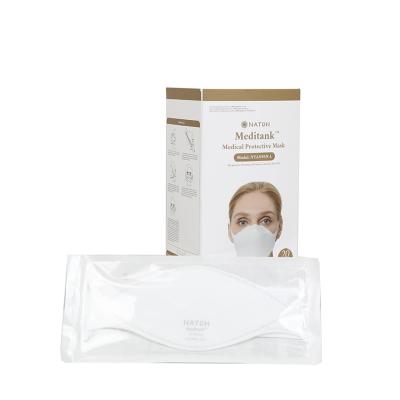 China Adult Hot Selling White Nonwoven Fabric Meltblown Fabric High Quality Face Masks For Adult for sale