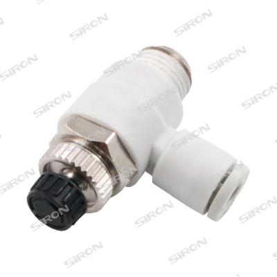 China SiRON F53 Connector Throttle Regulator Pneumatic Air Speed Controller Valve Fitting F53 for sale