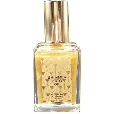 China NEW Private Label Vegan Skin Revitalizer OEM Lotion 100% Organic Gold Body Shimmer Bronze Shimmer Highlighter Bar Oil for sale