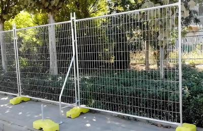 China Mobiele draagbare tijdelijke hekken van ijzer en staal tijdelijke beveiliging hekken van Australië standaard Te koop