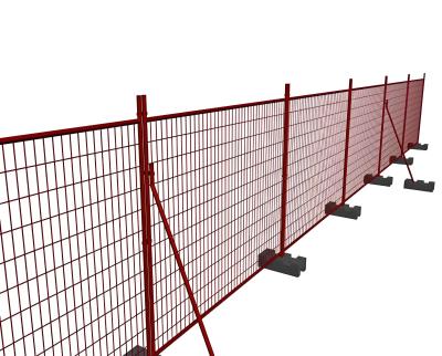 China 6ft x 10ft gegalvaniseerd tijdelijk hek bouw hek Canada Te koop