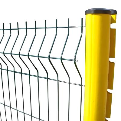 China Poederbedekte tuin gebogen 3D V Bend 2,5m gelast draadnet Tuin hek Te koop