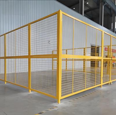 China 2 Meter Hoge Poedercoating Magazijn Scheidingswand Metalen Gaashekwerk Te koop