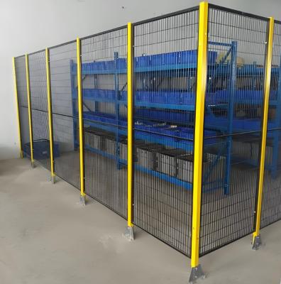 China Blcak Warehouse Security Machine Metalen draadnet Robot Veiligheidsgrendelpanelen Te koop