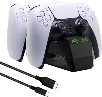China Charger Controller with LED Indicator and Dual Access Charging Dock, Safe and Quick for PS5 DualSense Wireless Controller HYC-P5128 for sale