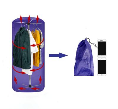 China Hotel Factory Price Wholesale Mini Portable For Camping Clothes Silent Dryer for sale