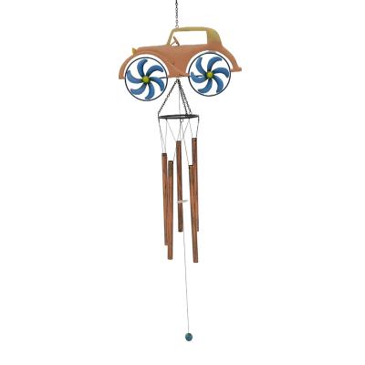 China New Morden Outdoor Hanging Garden Wind Spinner Kinetic Yard Backyard Art Decor Gifts for sale