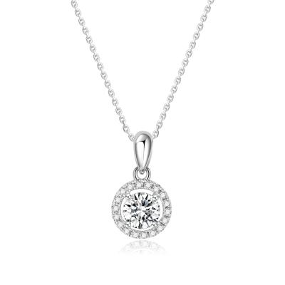 China 18k Gold Lab-Grown Diamond Pendant Gifts And Party White Diamond Jewelry Pendant for sale