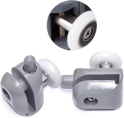 China Smoothly Single Wheel Shower Door Rollers Guides Runners Wheels Pulleys showerbathroom roller for sale