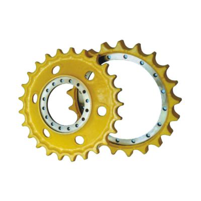 China Large Diameter Sk200-3 Chainsaw Rim Sprocket Sprocket For Jcb 801 Building Material Stores Cadenas Para for sale