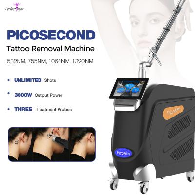 Cina 220V / 110V Picosecond Laser Tattoo Removal Machine Nd Yag Q Switch in vendita