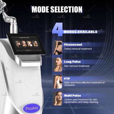 Cina 15.6 Inch Color Touchable Screen Nd Yag Laser Picosecond Laser Tattoo Removal Machine in vendita