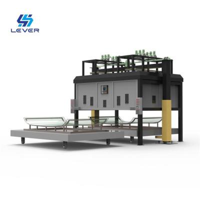 China Automotive Glass Single Chamber Two Stage Glass Thermal Bending Furnace For Bus Windshield Glass for sale