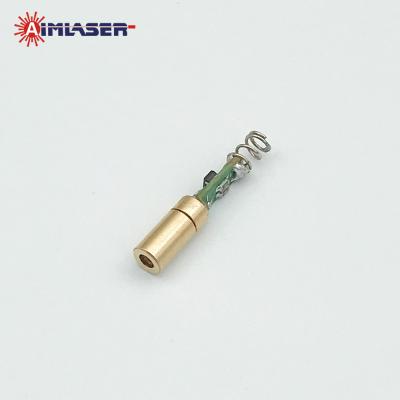 China 650nm 5mW Super Small Size Red Dot Laser Diode Module with External Driver and Spring for Gun Aiming Laser Sight Laser Part for sale