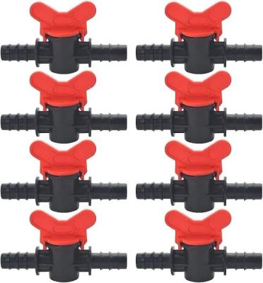 China Easily Install Adjustable Drip Irrigation Fitting Switch Valve For 1/2 Inch Drip Irrigation Piping for sale