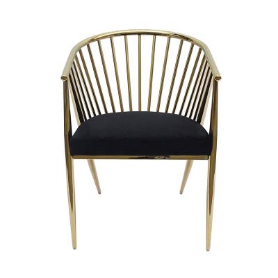 China Wholesale Cafe Height Quality Stainless Steel Frame Stainless Steel Chair DINING CHAIR for sale