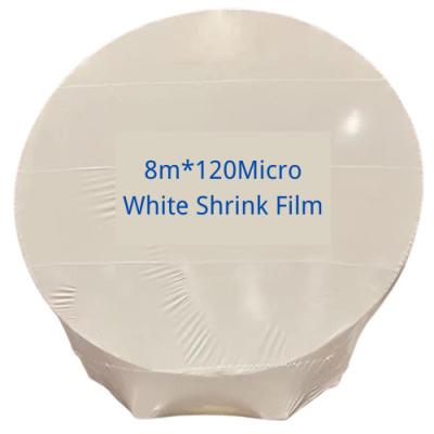China 150 Micron Polyethylene PE Shrink Wrap Film 8m For Equipment Wrap for sale